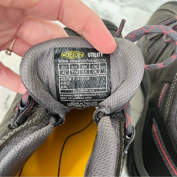New KEEN Utility Ladies' Flint II Magnet & Rose Low Profile Steel Toe Women’s 11 - Picture 10 of 10